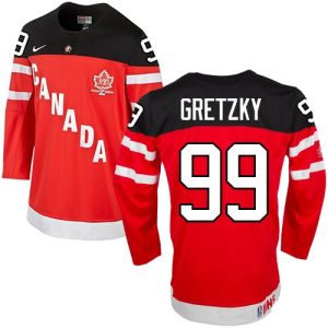 Olympic Hockey Wayne Gretzky Authentic Herren Rot – Team Canada #99 100th Anniversary